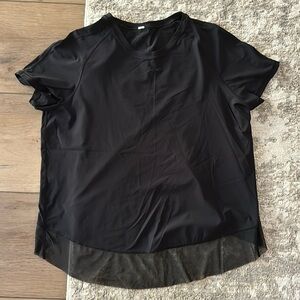 Lululemon tee with mesh detail